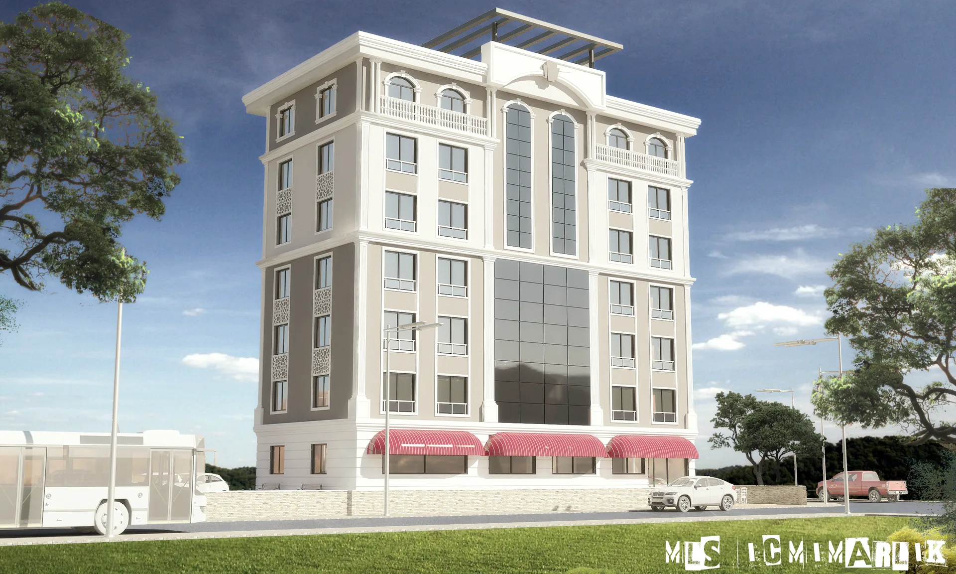 Hukuk Ofisi İç Mimari Tasarımı proje görseli