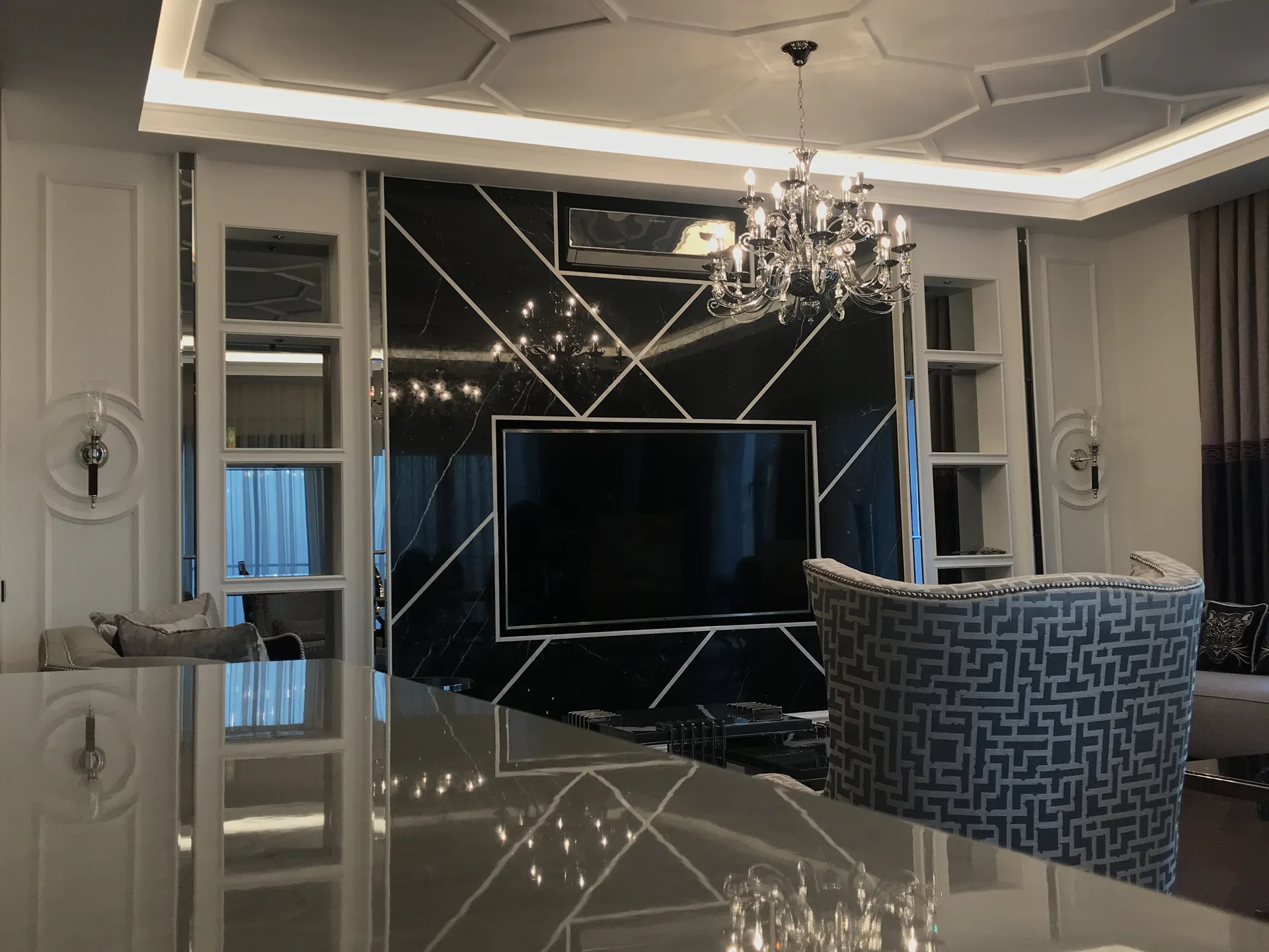 Ankara Residence Daire İç Mimari Tasarımı & Uygulaması iç mimari proje görseli