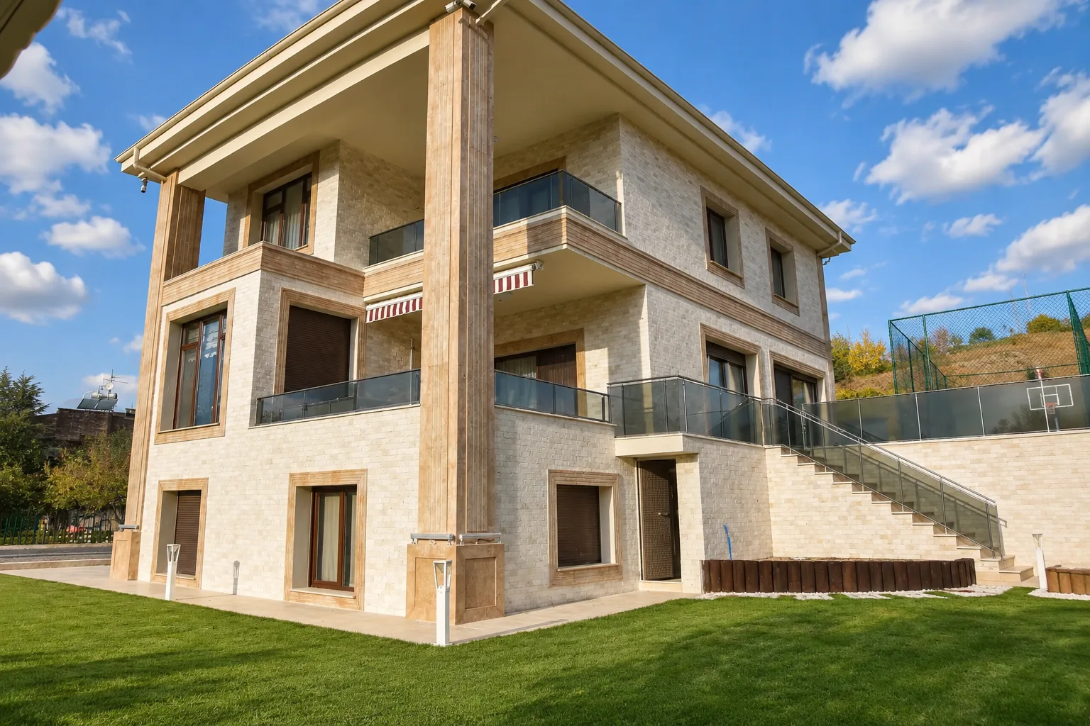 Kayseri Villa Cephe ve Peyzaj Tasarımı & Uygulaması iç mimari proje görseli